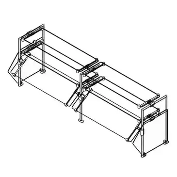 Eagle Group DCS6-SS-DT1 Sneeze Guard, Stationary