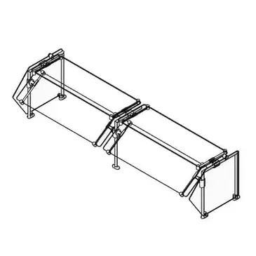 Eagle Group DCS6-SS-ST1 Sneeze Guard, Stationary