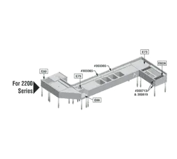 Eagle Group E73-2200 Modular Bar System