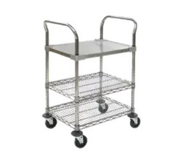 Eagle Group EU3-1824CS Cart, Bussing Utility Transport, Metal Wire