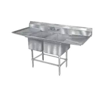 Eagle Group FN2032-2-18-14/3 Sink, (2) Two Compartment