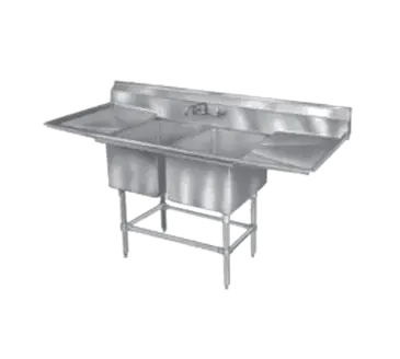Eagle Group FN2036-2-24-14/3 Sink, (2) Two Compartment
