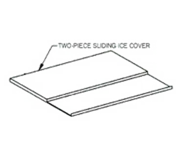 Eagle Group IC3-18 Underbar Ice Bin Cover