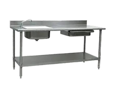 Eagle Group PT 3072 Work Table, with Prep Sink(s)