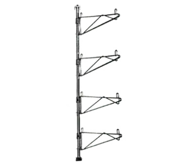 Eagle Group PWE14-4C Shelving Bracket, Post Mount