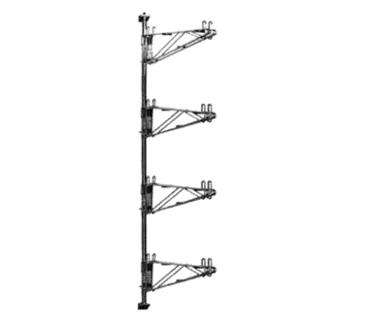 Eagle Group PWM21-4S Shelving Bracket, Post Mount