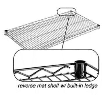 Eagle Group RM1436BL Shelving, Wire, Inverted