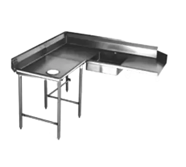 Eagle Group SDTCL-60-14/3 Dishtable, Soiled "L" Shaped