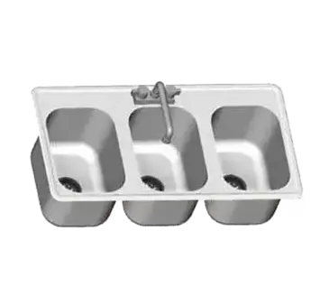 Eagle Group SR16-19-8-3 Sink, Drop-In