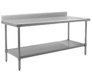 Eagle Group T24108SEM-BS Work Table,  97" - 108", Stainless Steel Top