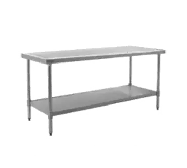 Eagle Group T24132SEM Work Table, 121" - 132", Stainless Steel Top