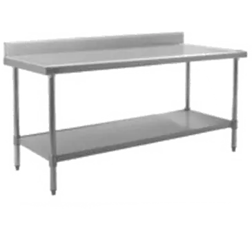 Eagle Group T24132SEM-BS Work Table, 121" - 132", Stainless Steel Top