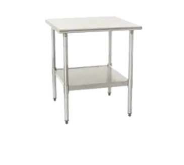 Eagle Group T2430SEB Work Table,  30" - 35", Stainless Steel Top