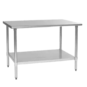 Eagle Group T2460E Work Table,  54" - 62", Stainless Steel Top
