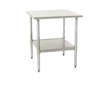 Eagle Group T2460SEB-1X Work Table,  54" - 62", Stainless Steel Top