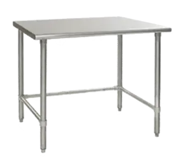 Eagle Group T2460STB Work Table,  54" - 62", Stainless Steel Top