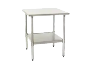 Eagle Group T2484SEB Work Table,  73" - 84", Stainless Steel Top