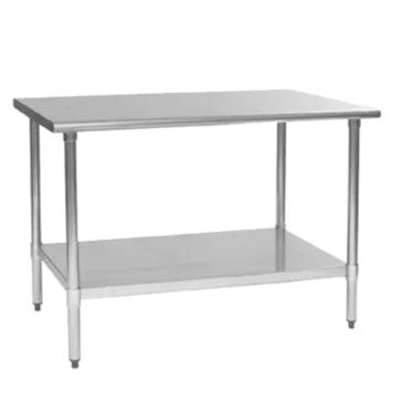 Eagle Group T3048B-3VP Work Table,  40" - 48", Stainless Steel Top