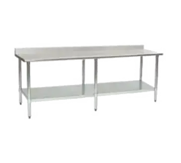 Eagle Group T3696B-BS Work Table,  85" - 96", Stainless Steel Top