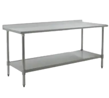 Eagle Group UT24132SEB Work Table, 121" - 132", Stainless Steel Top