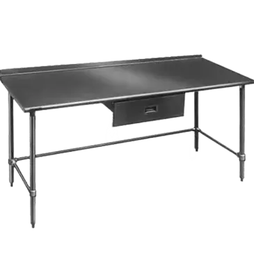 Eagle Group UT2430STEB Work Table,  30" - 35", Stainless Steel Top