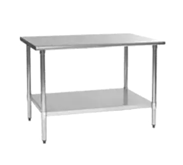 Eagle Group UT3024B-1X Work Table,  30" Long, Stainless steel Top