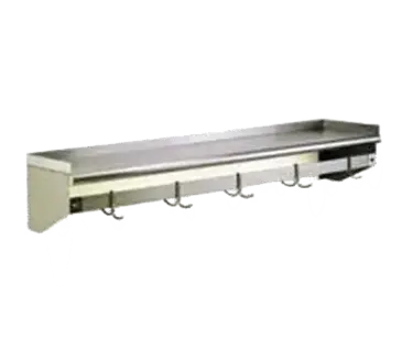 Eagle Group WSP1260-X Overshelf, Wall-Mounted With Pot Rack