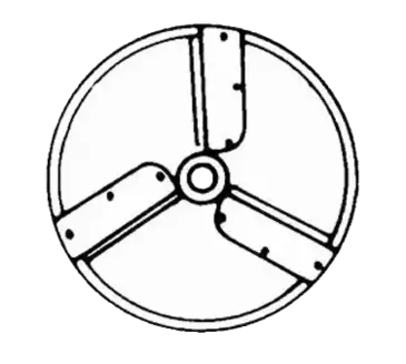 Electrolux 653196 Slicing Disc Plate