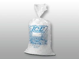 ELKAY PLASTICS CO., INC. Ice Bag, 8-Lb, Clear, Plastic, 1.5-mil, (1,000/Case), Elkay Plastics H11PMET