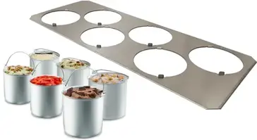 Eurodib USA GOURMET PRO Cold Food Buffet, Tabletop Accessories