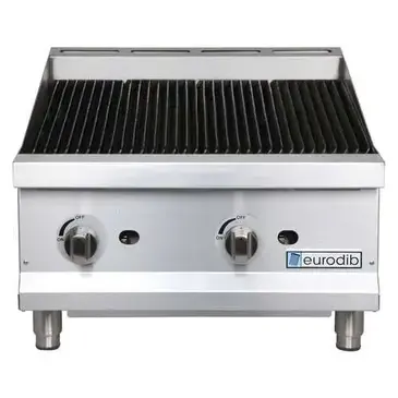 Eurodib USA T-CBR24 Charbroiler, Gas, Countertop