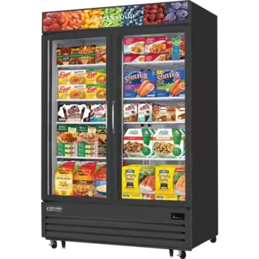 Everest Refrigeration EMGF48B Freezer, Merchandiser