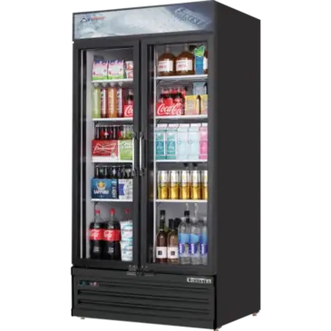 Everest Refrigeration EMSGR33B Refrigerator, Merchandiser