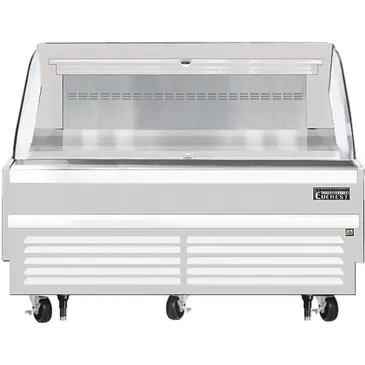 Everest Refrigeration EOMH-72-W-35-S Merchandiser, Open Refrigerated Display