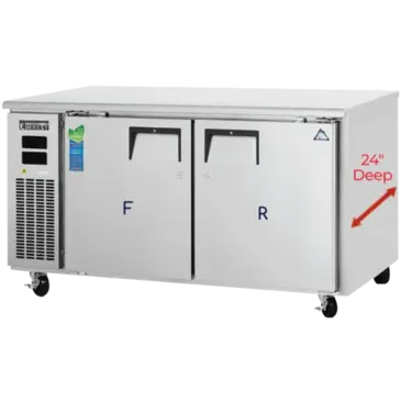 Everest Refrigeration ETRF2-24 Refrigerator Freezer, Undercounter, Reach-In