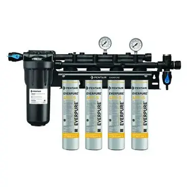 Everpure INSURICE QUAD PF-4FC-S Water Filtration System, for Ice Machines