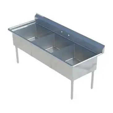 Falcon HD3C-18X18-0 Sink, (3) Three Compartment