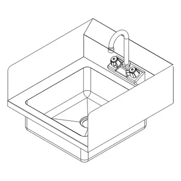 Falcon HS-12SS Sink, Hand