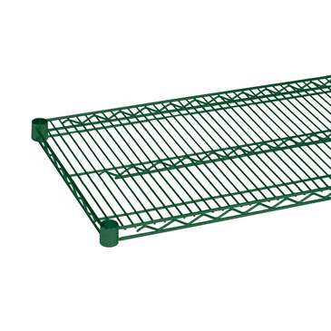 Falcon Wire Shelving, 21" x 42", Green, (4/Case) FALCON EQUIPMENT MA2142G