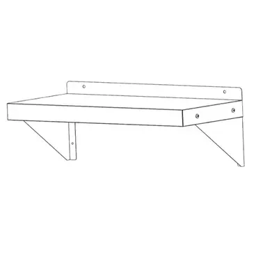 Falcon WS1224 Shelving, Wall Mounted