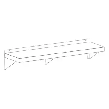 Falcon WS1472 Shelving, Wall Mounted