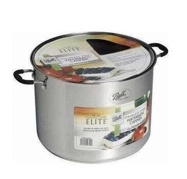 FAMILY STORE Canner, 21 Qt, Stainless Steel, With Rack, Ball 115418