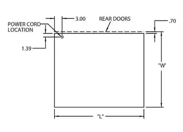 Federal Industries CD4828SS Display Case, Non-Refrigerated Countertop