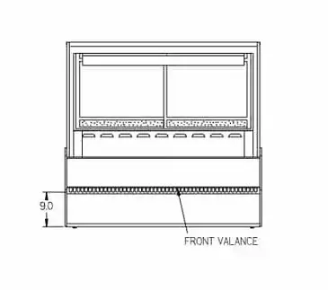 Federal Industries CG5048HD Display Case, Heated Deli, Floor Model