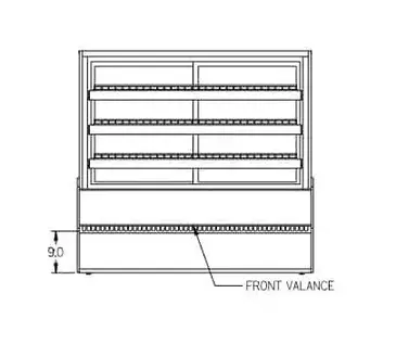 Federal Industries CGD3148 Display Case, Non-Refrigerated Bakery