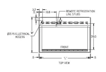 Federal Industries CGR3648CD Display Case, Refrigerated Deli