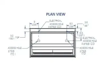 Federal Industries ITR4834-B18 Display Case, Refrigerated