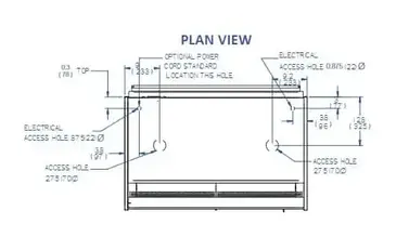 Federal Industries ITRSS4826 Display Case, Refrigerated, Drop In