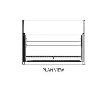 Federal Industries LPRSS4 Display Case, Refrigerated, Self-Serve