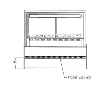 Federal Industries SG5048HD Display Case, Heated Deli, Floor Model